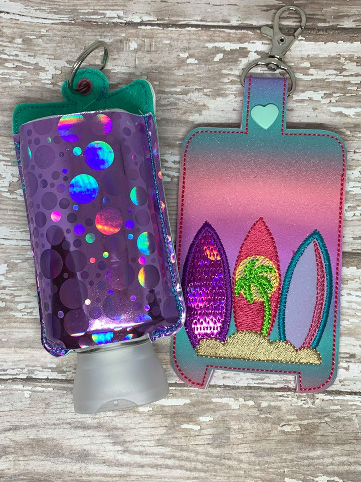 Surfboard Lotion Holders 5x7 included- DIGITAL Embroidery DESIGN