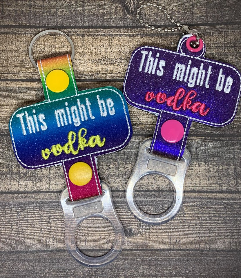 Mature Vodka Water Bottle Holders - DIGITAL Embroidery DESIGN