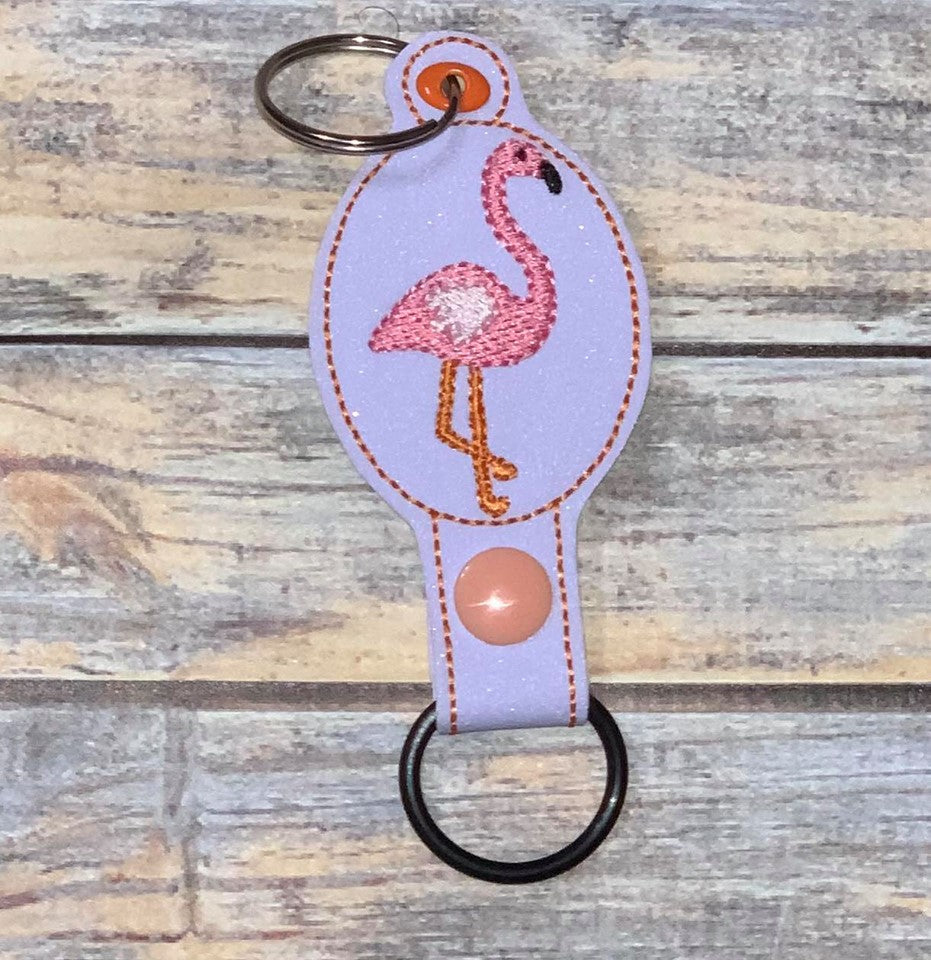 Flamingo Water Bottle Holders - DIGITAL Embroidery DESIGN