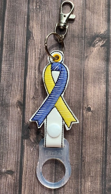 Awareness Ribbon Water Bottle Holders - DIGITAL Embroidery DESIGN