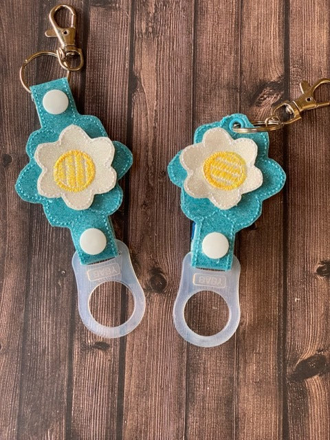 3D Flower Water Bottle Holders - 4x4 and 5x7 - DIGITAL Embroidery DESIGN