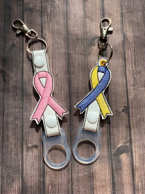 Awareness Ribbon Water Bottle Holders - DIGITAL Embroidery DESIGN