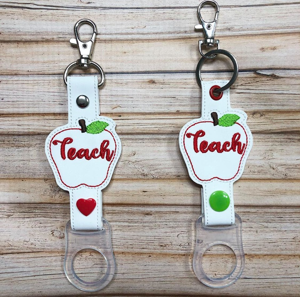 Teach Water Bottle Holders - DIGITAL Embroidery DESIGN