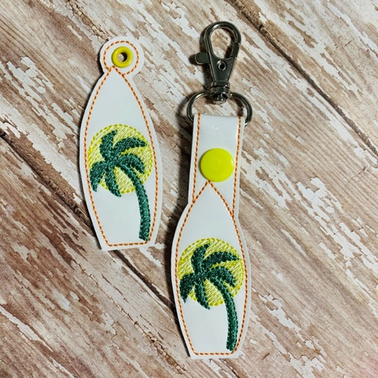 Surfboard Fobs - DIGITAL Embroidery DESIGN