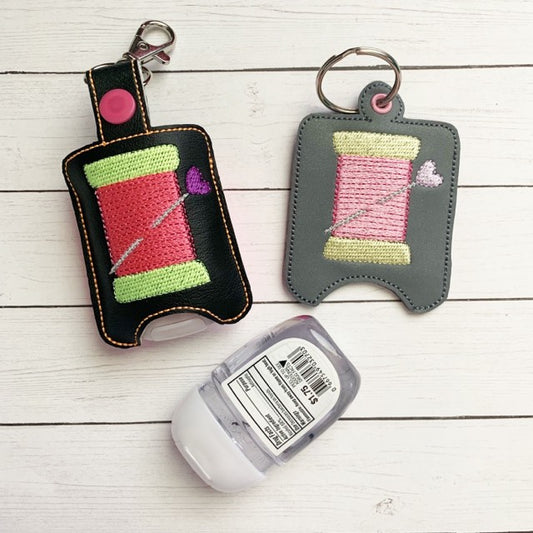 Spool of Thread Sanitizer Holders - DIGITAL Embroidery DESIGN