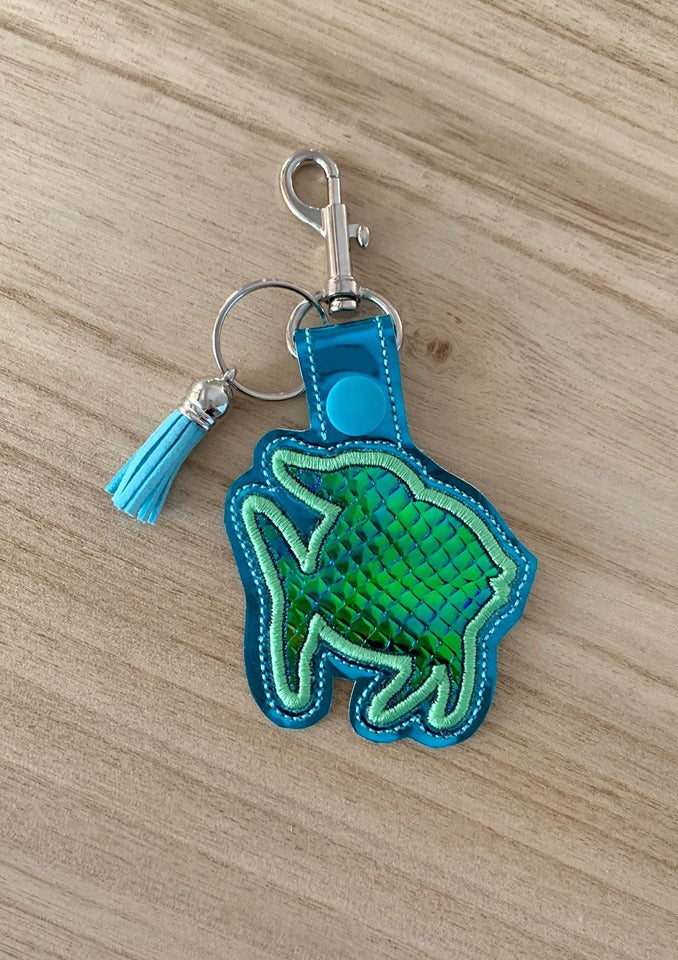 Fish Applique Fobs - DIGITAL Embroidery DESIGN