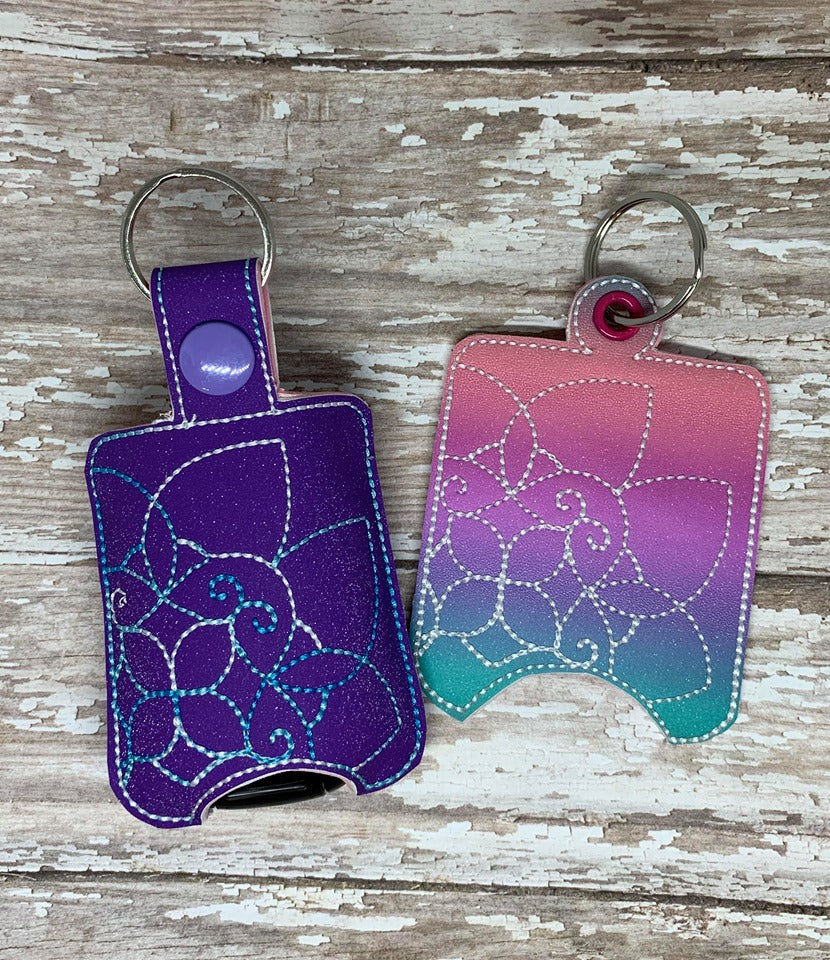 Peeking Mandala Sanitizer Holders - DIGITAL Embroidery DESIGN