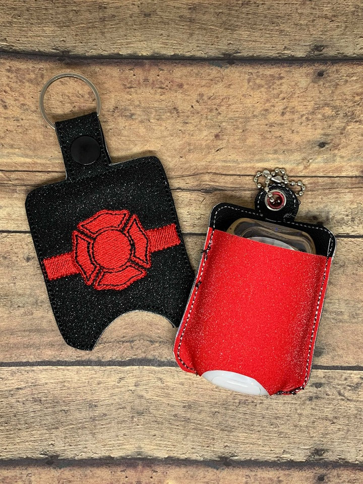 Fire Cross Sanitizer Holder - DIGITAL Embroidery DESIGN