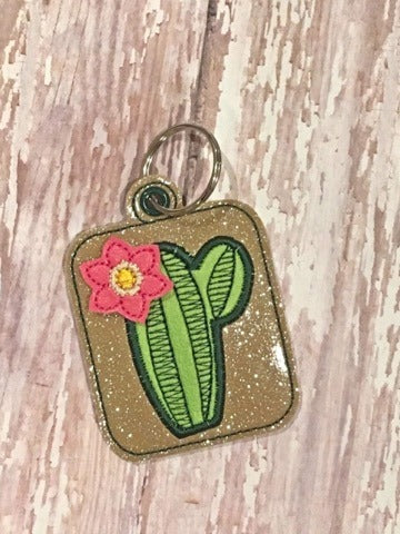 3D Cactus fobs - DIGITAL Embroidery DESIGN