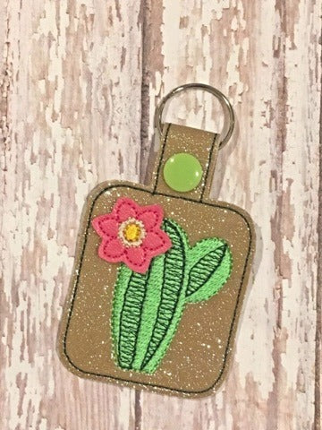 3D Cactus fobs - DIGITAL Embroidery DESIGN