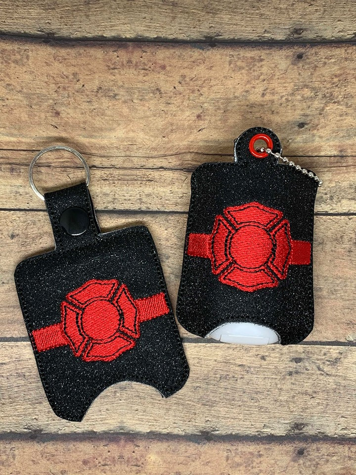 Fire Cross Sanitizer Holder - DIGITAL Embroidery DESIGN