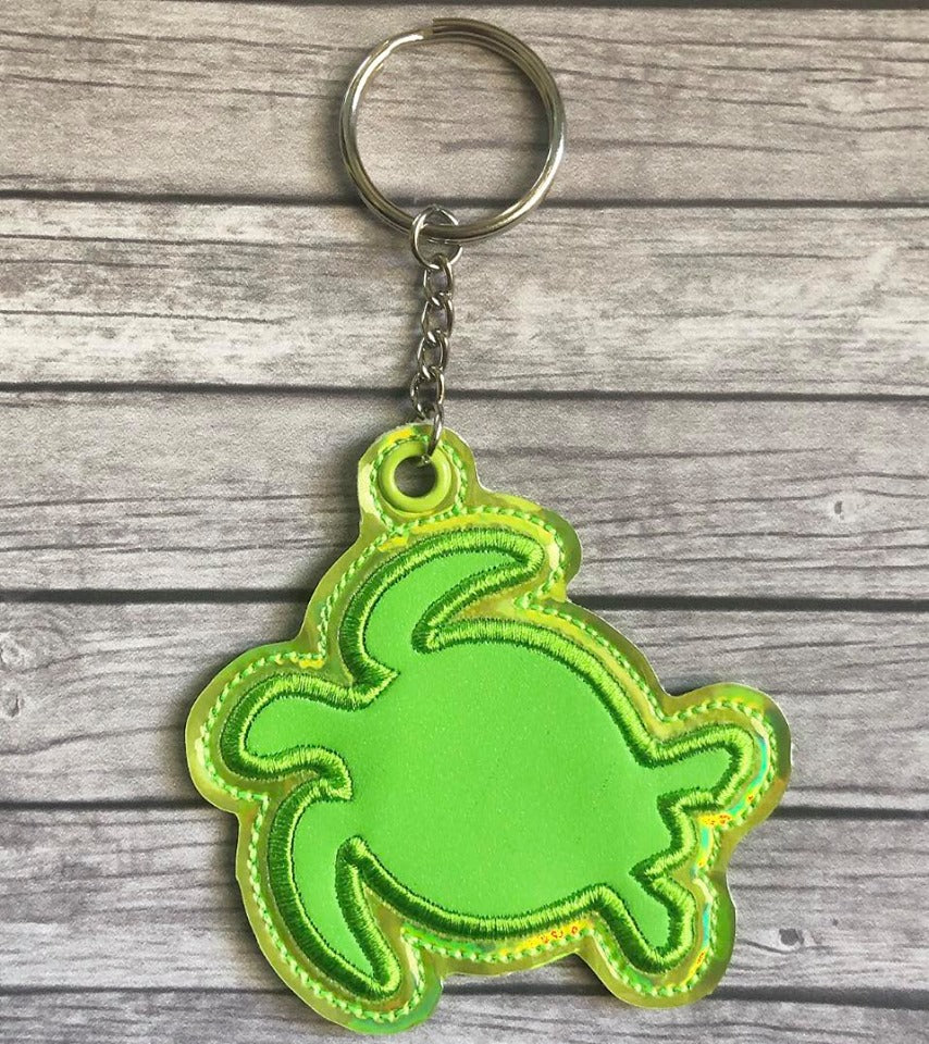 Sea Turtle Applique Fobs - DIGITAL Embroidery DESIGN