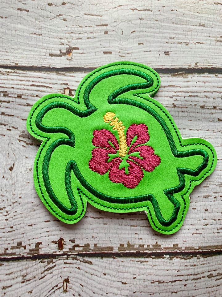 Sea Turtle Coaster 4x4 - DIGITAL Embroidery DESIGN