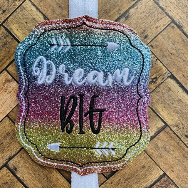 Dream Big Book Band - Digital Embroidery Design