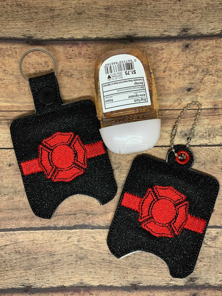 Fire Cross Sanitizer Holder - DIGITAL Embroidery DESIGN