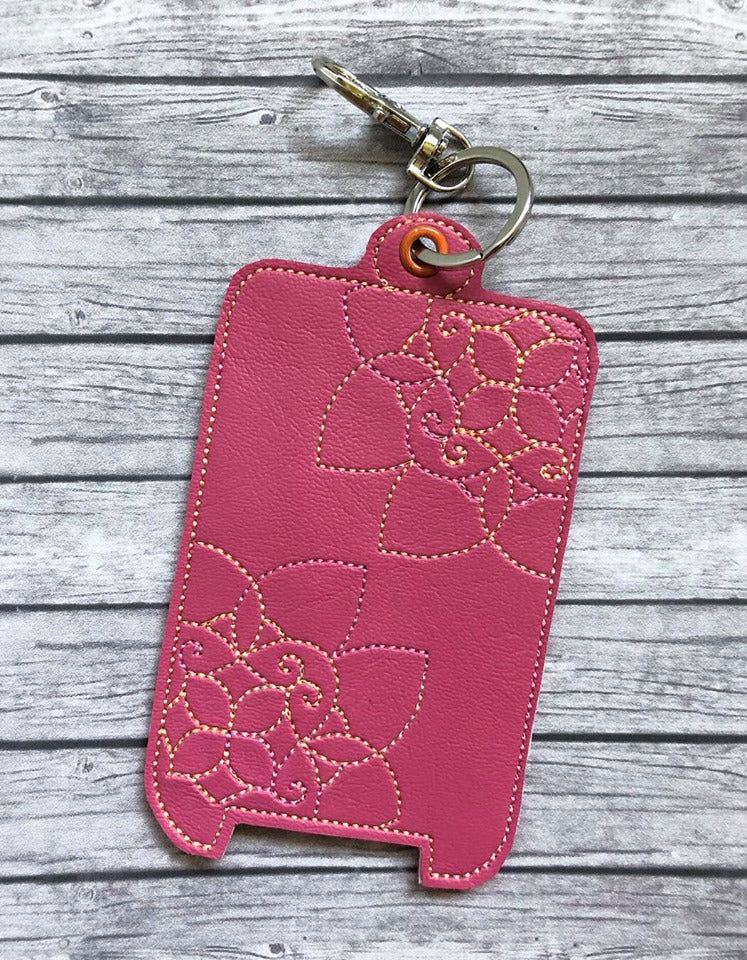 Peeking Mandala Lotion Holder 5x7 - DIGITAL Embroidery DESIGN