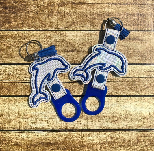 Dolphin Water Bottle Holders - DIGITAL Embroidery DESIGN