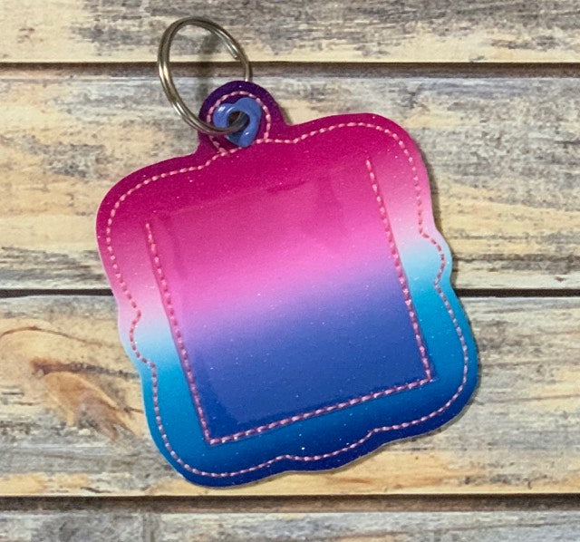 Slip in Photo Fobs - DIGITAL Embroidery DESIGN