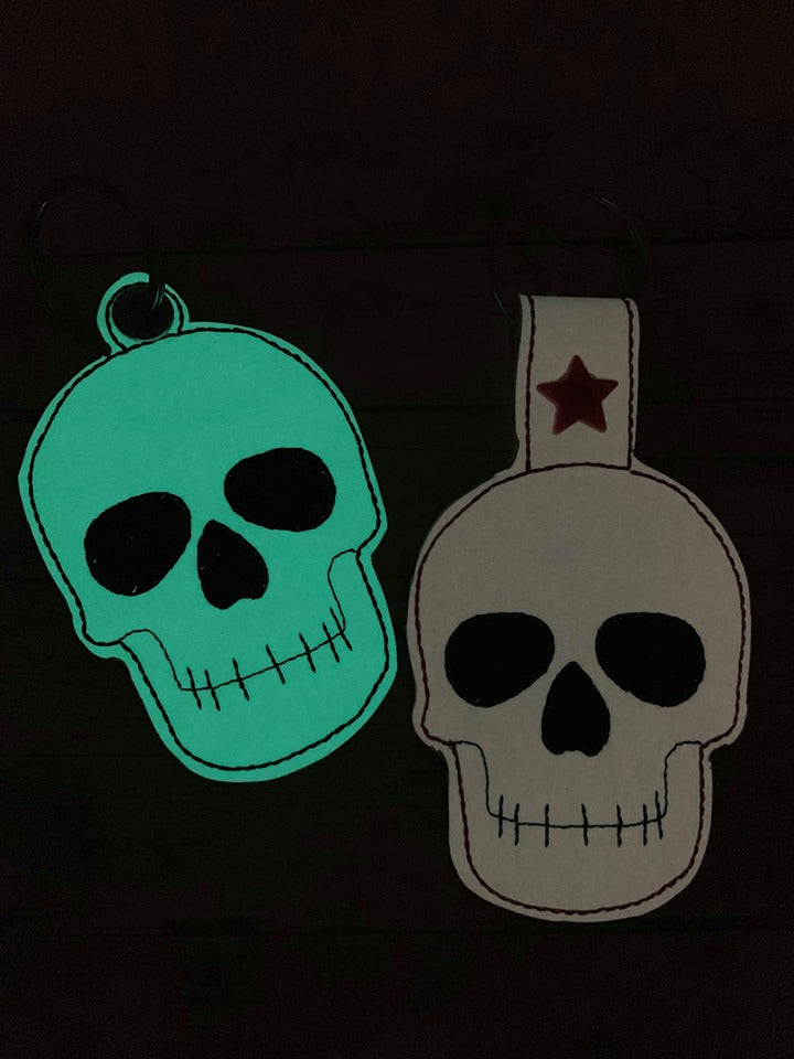 Skull Fobs - DIGITAL Embroidery DESIGN