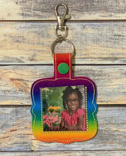 Slip in Photo Fobs - DIGITAL Embroidery DESIGN