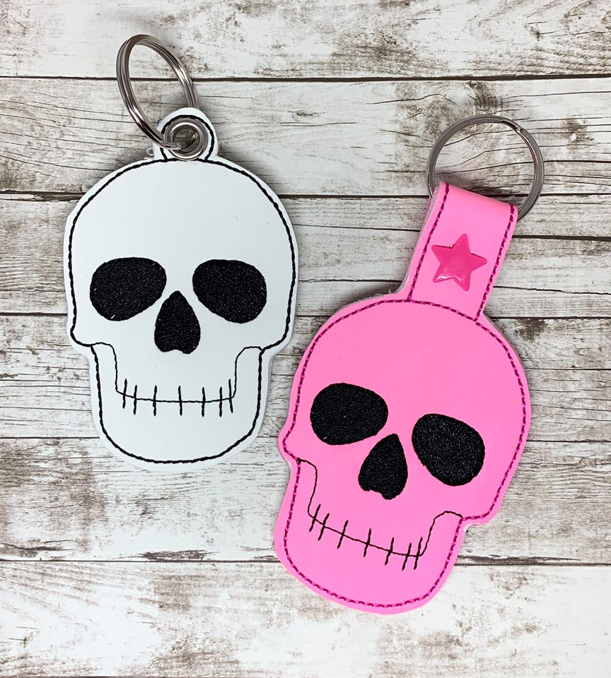 Skull Fobs - DIGITAL Embroidery DESIGN