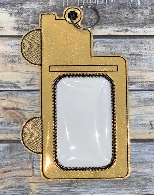 School Bus ID Holder 5x7 only - Digital Embroidery Design