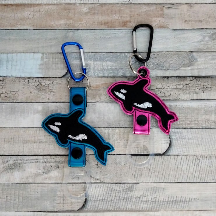 Orca Water Bottle Holders - DIGITAL Embroidery DESIGN
