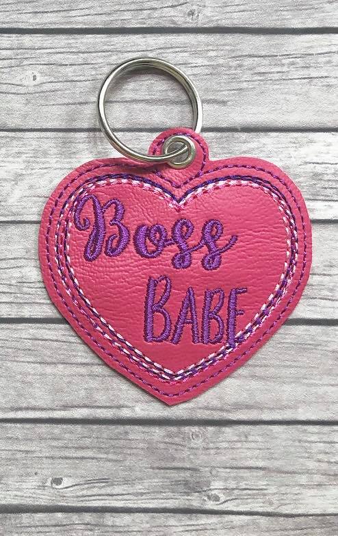 Boss Babe Fobs -DIGITAL Embroidery DESIGN