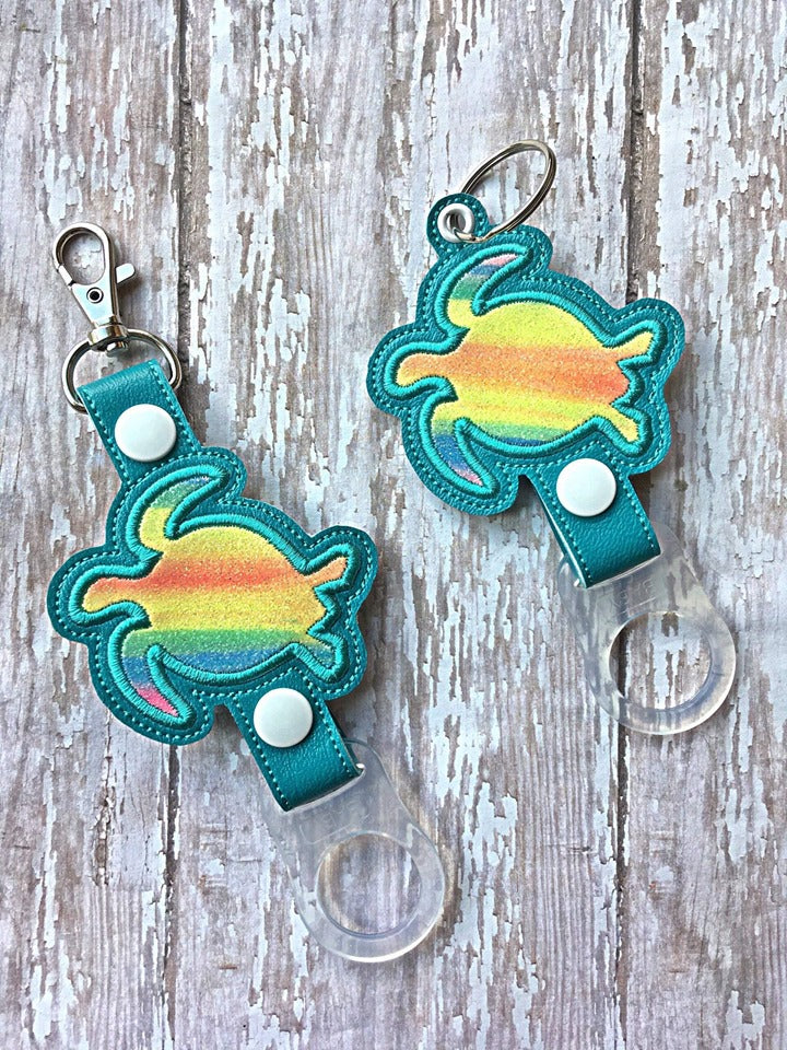 Sea Turtle Water Bottle Holders - DIGITAL Embroidery DESIGN