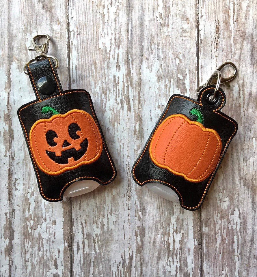 Jack o Lantern Sanitizer Holders - DIGITAL Embroidery DESIGN