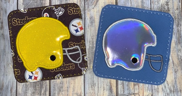 Football Helmet Coaster - DIGITAL Embroidery DESIGN