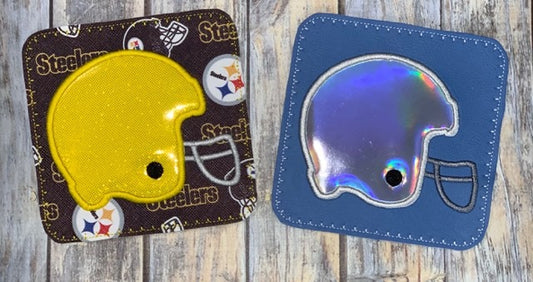 Football Helmet Coaster - DIGITAL Embroidery DESIGN