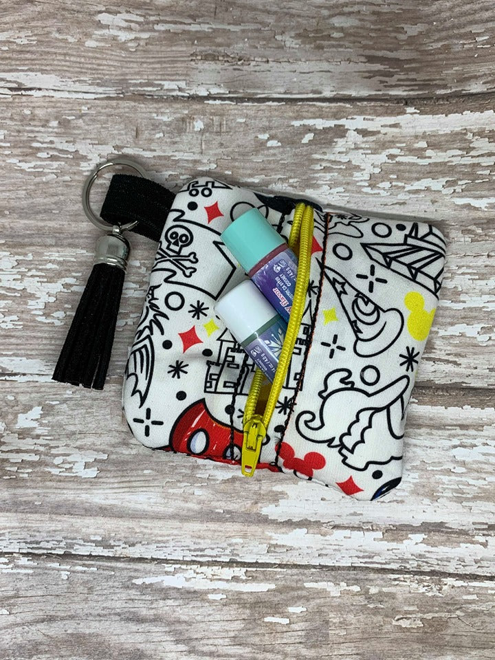 Kiki Zipper Pouch 4x4 only - Digital Embroidery Design