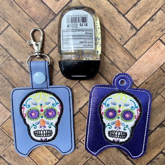 Sugar Skull Sanitizer Holders - DIGITAL Embroidery DESIGN