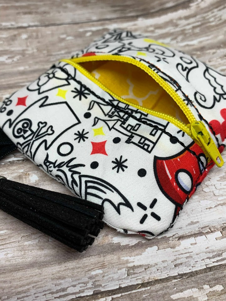 Kiki Zipper Pouch 4x4 only - Digital Embroidery Design