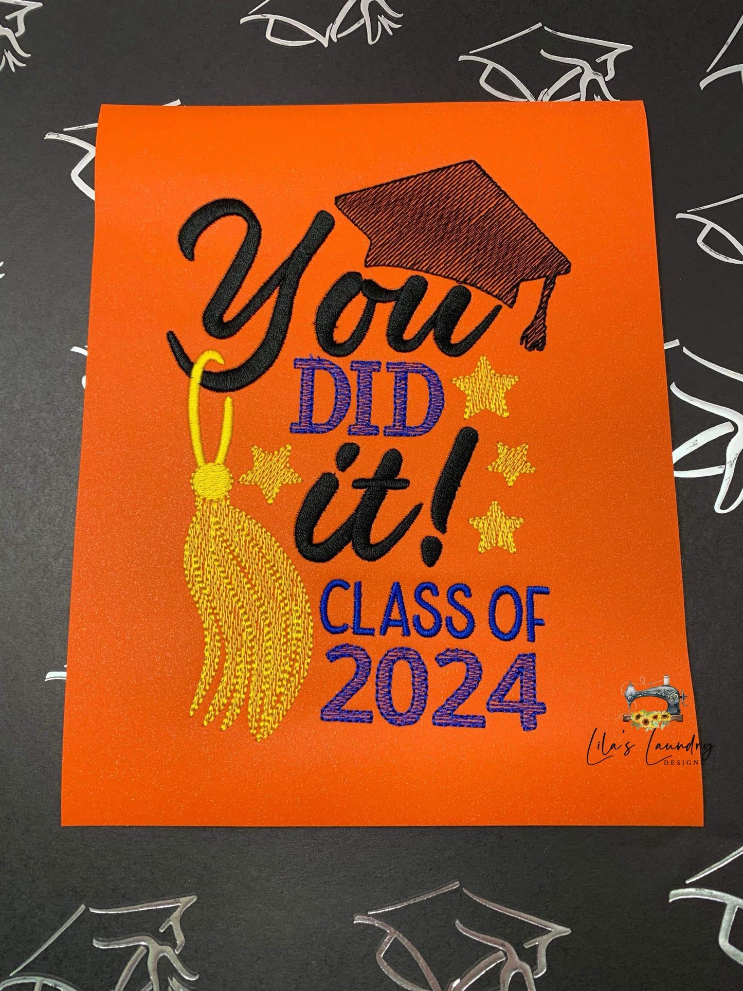 Class of 2024 - 4 Sizes - Digital Embroidery Design