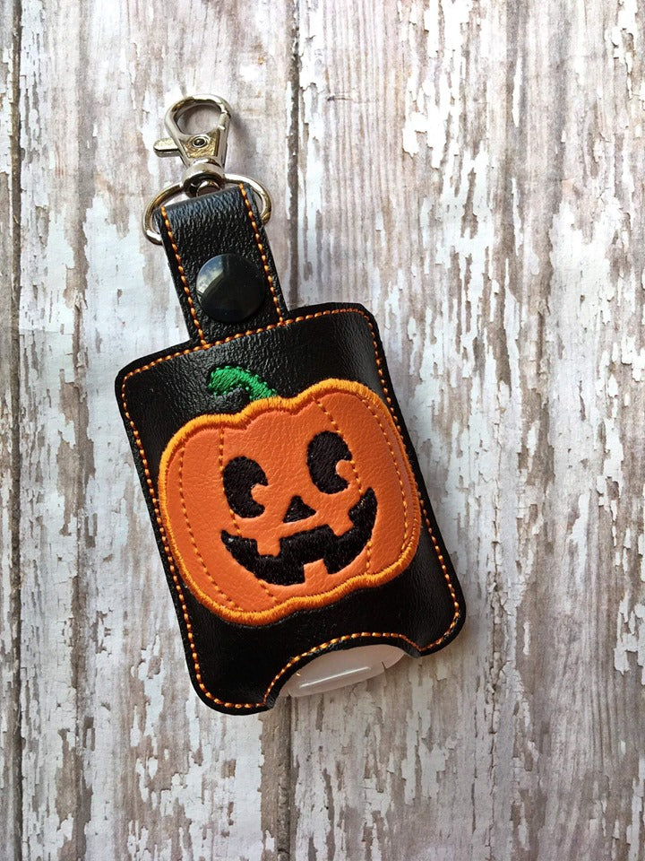 Jack o Lantern Sanitizer Holders - DIGITAL Embroidery DESIGN