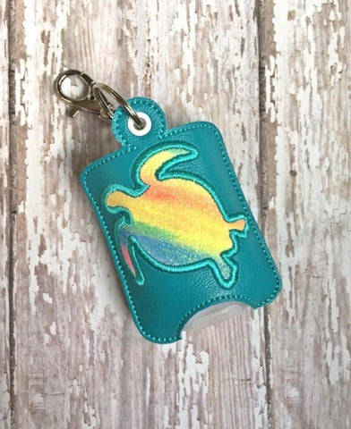 Sea Turtle Applique Sanitizer Holders - DIGITAL Embroidery DESIGN