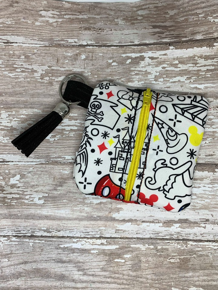 Kiki Zipper Pouch 4x4 only - Digital Embroidery Design