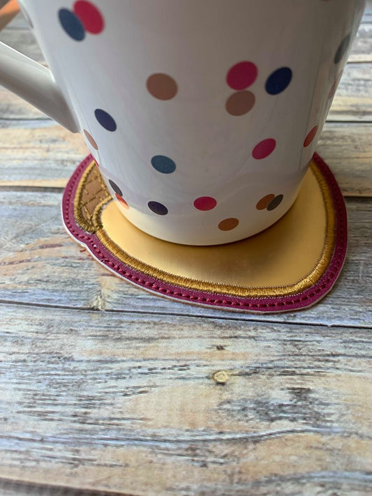 ITH Acorn Coaster 4x4 - DIGITAL Embroidery DESIGN