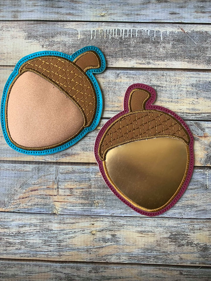 ITH Acorn Coaster 4x4 - DIGITAL Embroidery DESIGN