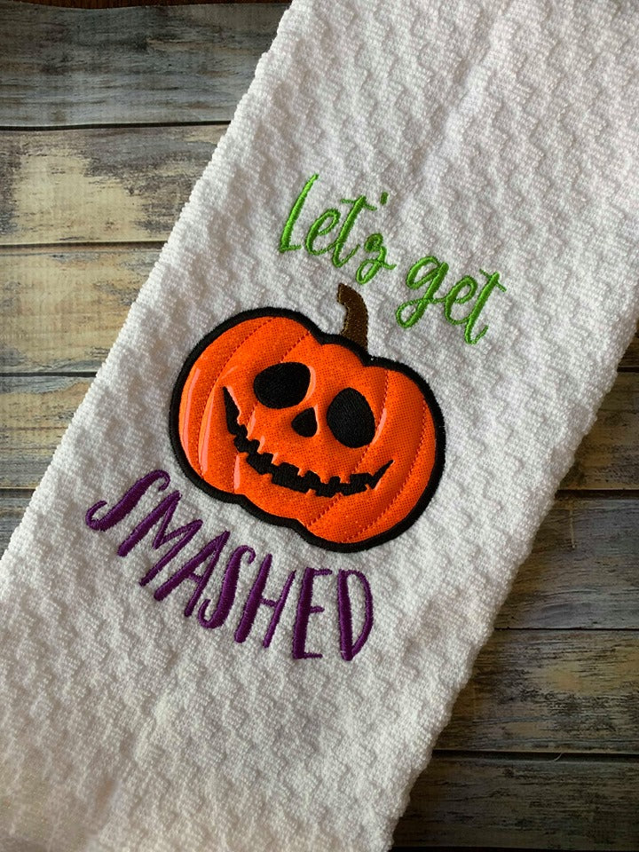 Let's Get Smashed 4x4 and 5x7 - digital embroidery design