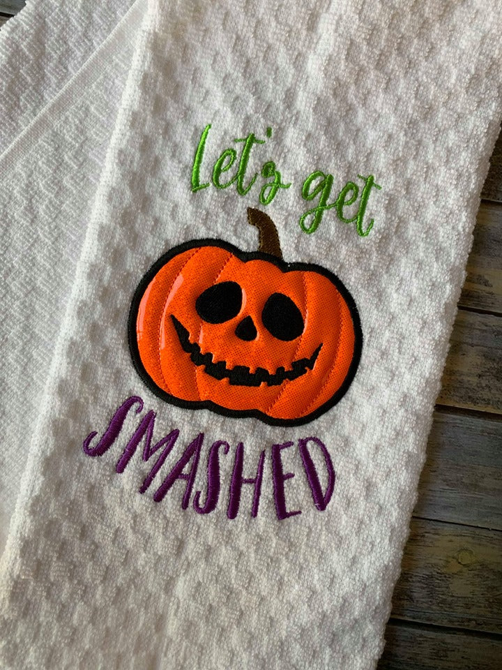 Let's Get Smashed 4x4 and 5x7 - digital embroidery design