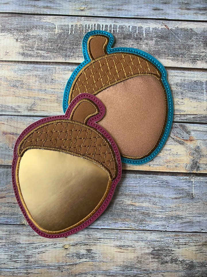 ITH Acorn Coaster 4x4 - DIGITAL Embroidery DESIGN