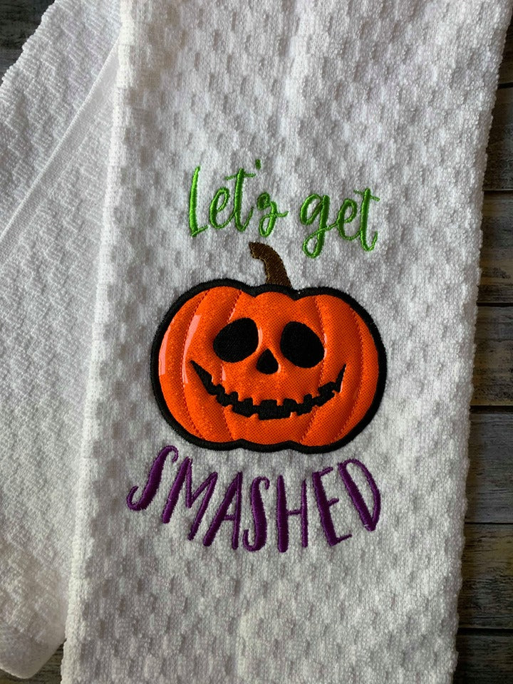 Let's Get Smashed 4x4 and 5x7 - digital embroidery design