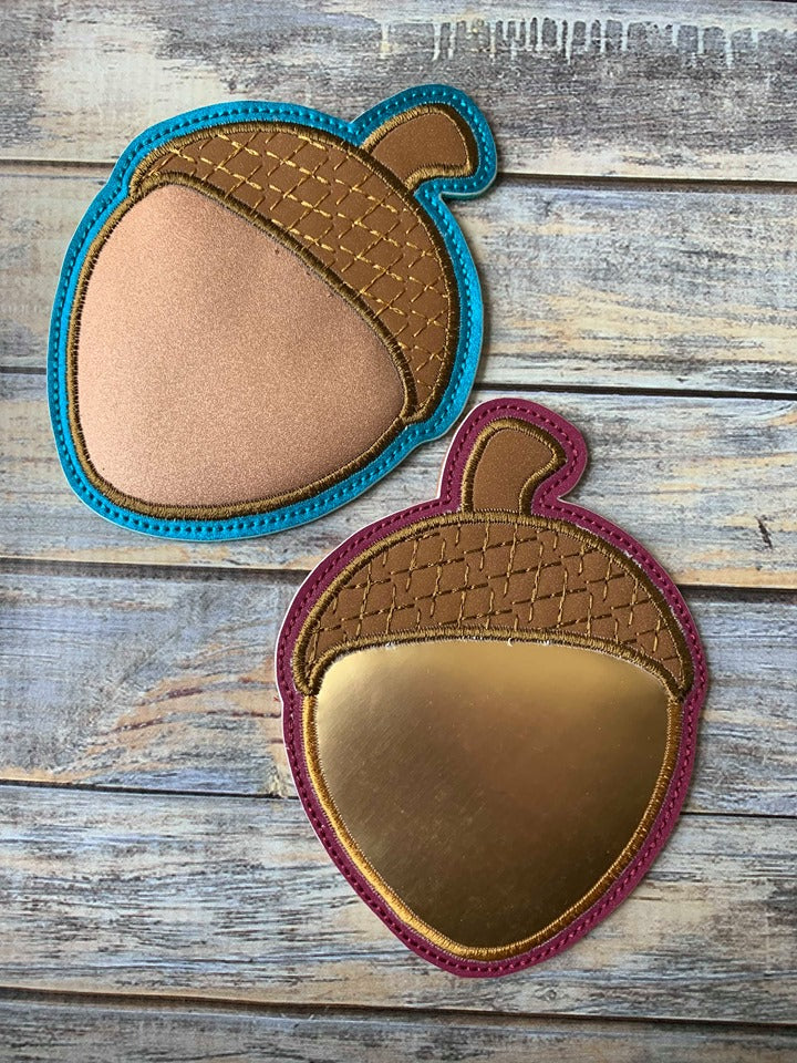 ITH Acorn Coaster 4x4 - DIGITAL Embroidery DESIGN