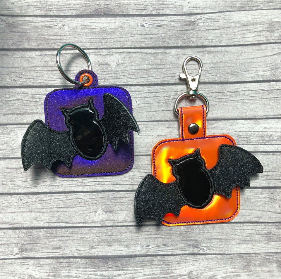 3D Bats fobs - DIGITAL Embroidery DESIGN