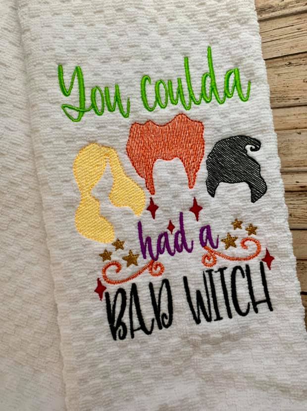 Coulda Had a Bad Witch 4x4 and 5x7