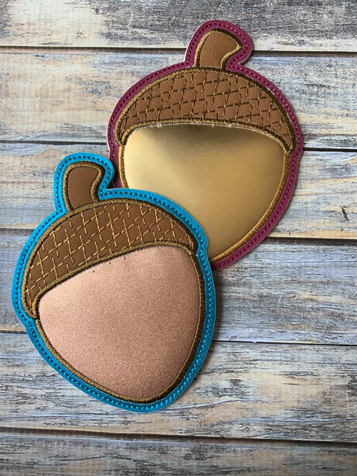 ITH Acorn Coaster 4x4 - DIGITAL Embroidery DESIGN