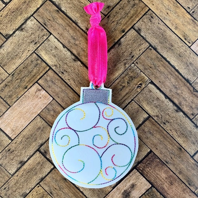 Swirly Ornament - Digital Embroidery Design